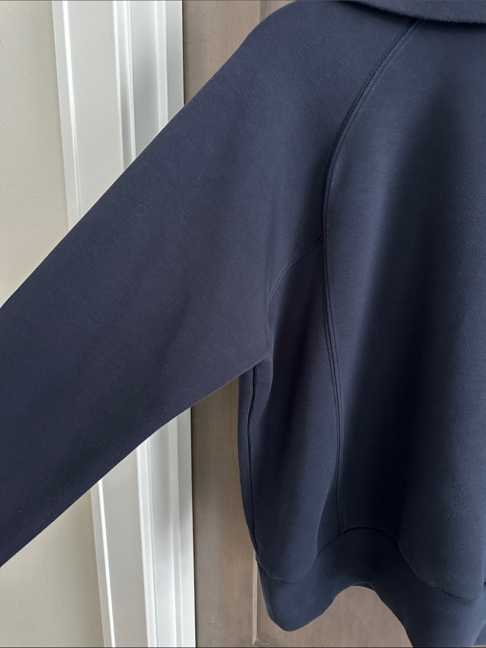 Spanx Air Essentials Half Zip Pullover Timeless Navy Size S - Picture 6 of 10